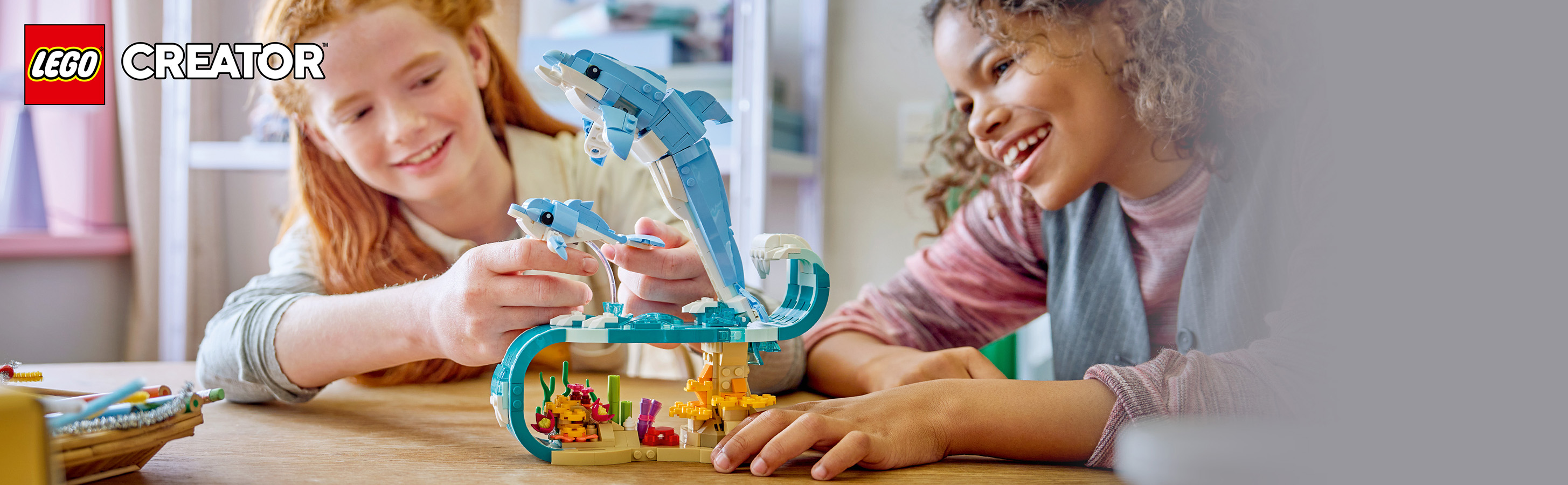 3 modely morských živočíchov LEGO® v&nbsp;1 balení